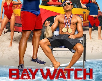 Baywatch Poster Etsy Alexandra daddario in baywatch (2017). baywatch poster etsy