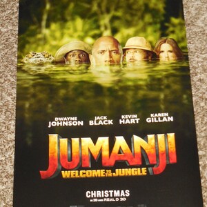 Jumanji Welcome to the Jungle &quot;B&quot; 11x17 Inch Movie POSTER