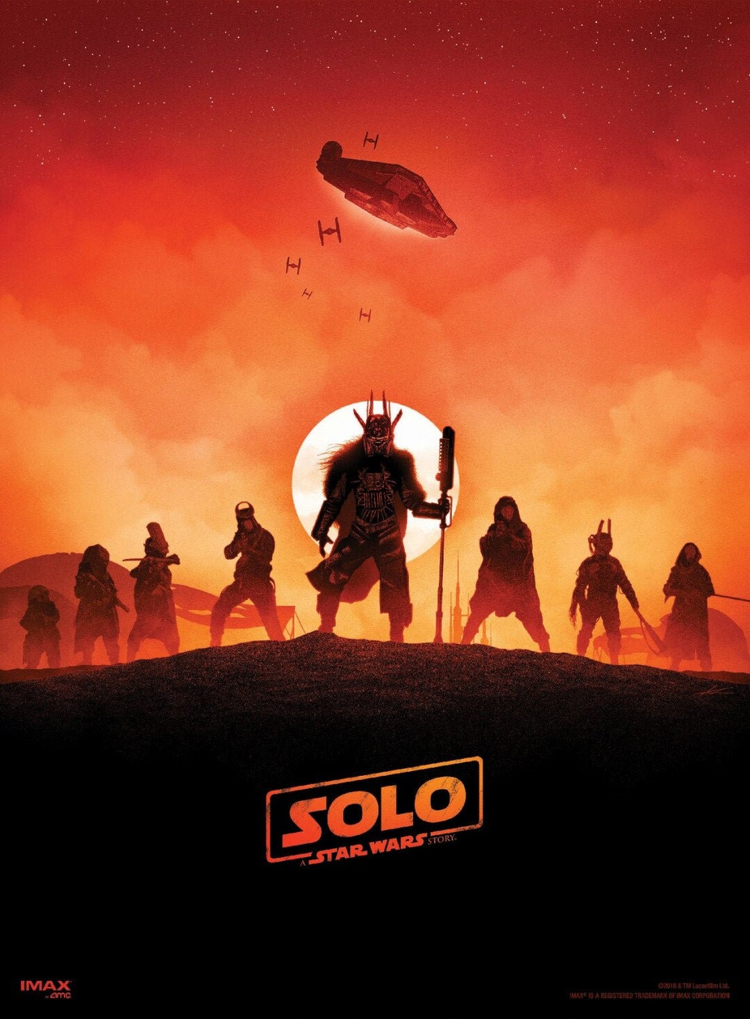 thumbnail image 2 of Solo: A Star Wars Story Movie Poster – 11x17 – Reproduction – Made In USA 2 of 6