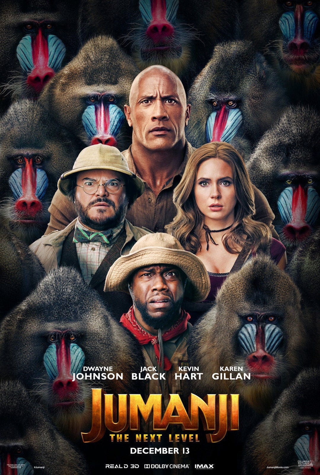 Buy Jumanji the Next Level Inch Movie POSTER Online in India