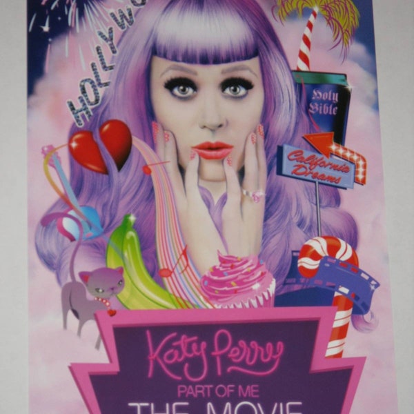 Katy Perry Part of Me "B" 11x17 Inch Movie POSTER
