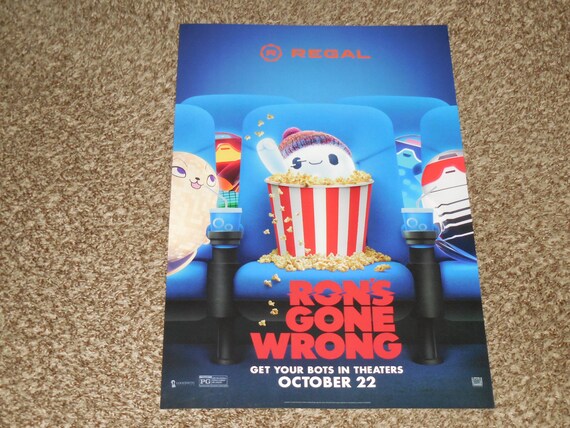 Ron&#39;s Gone Wrong &quot;Regal&quot; 13x19 Inch Movie POSTER