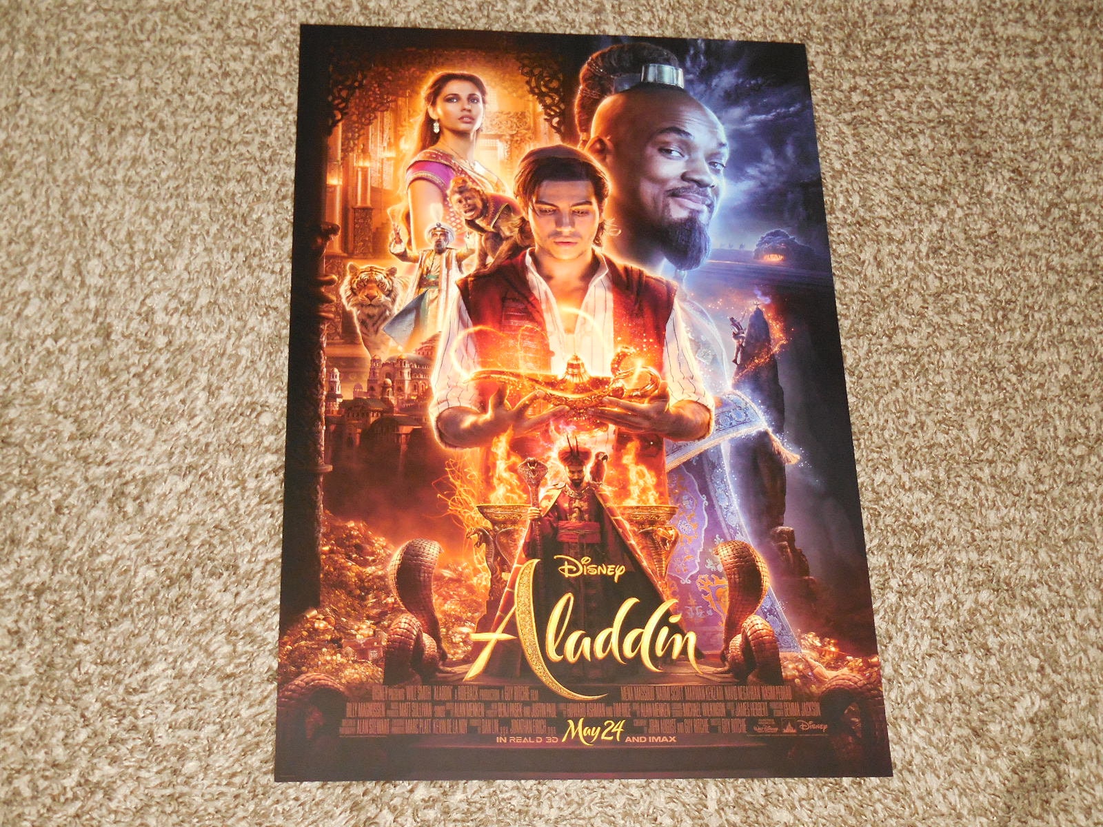 Aladdin 13.5x20 Inch Movie POSTER - Etsy