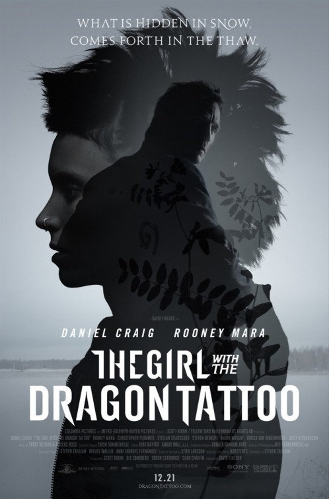 Girl with the Dragon Tattoo 11x17 Inch Movie POSTER - Etsy 日本