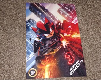 Sonic The Hedgehog 3 Sega Genesis Box Art Premium Poster | Made In USA | SON003