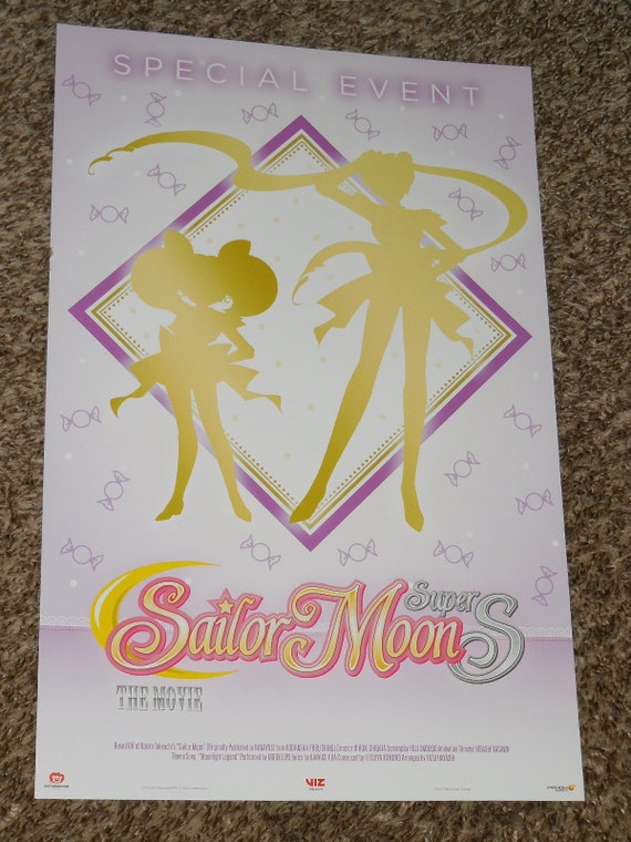 SAILOR MOON - Poster Moonlight power roulé filmé (91.5x61
