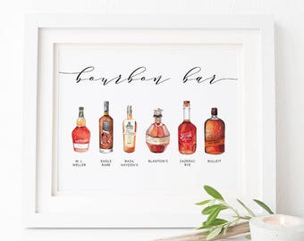 Hand Drawn Custom Signature Drinks Sign, Custom Illustration Signature Drinks, Cusom sign, Custom Watercolor, Personalized Painting, Wedding