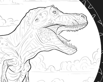 Camiseta de manga corta dinosaurio T-Rex