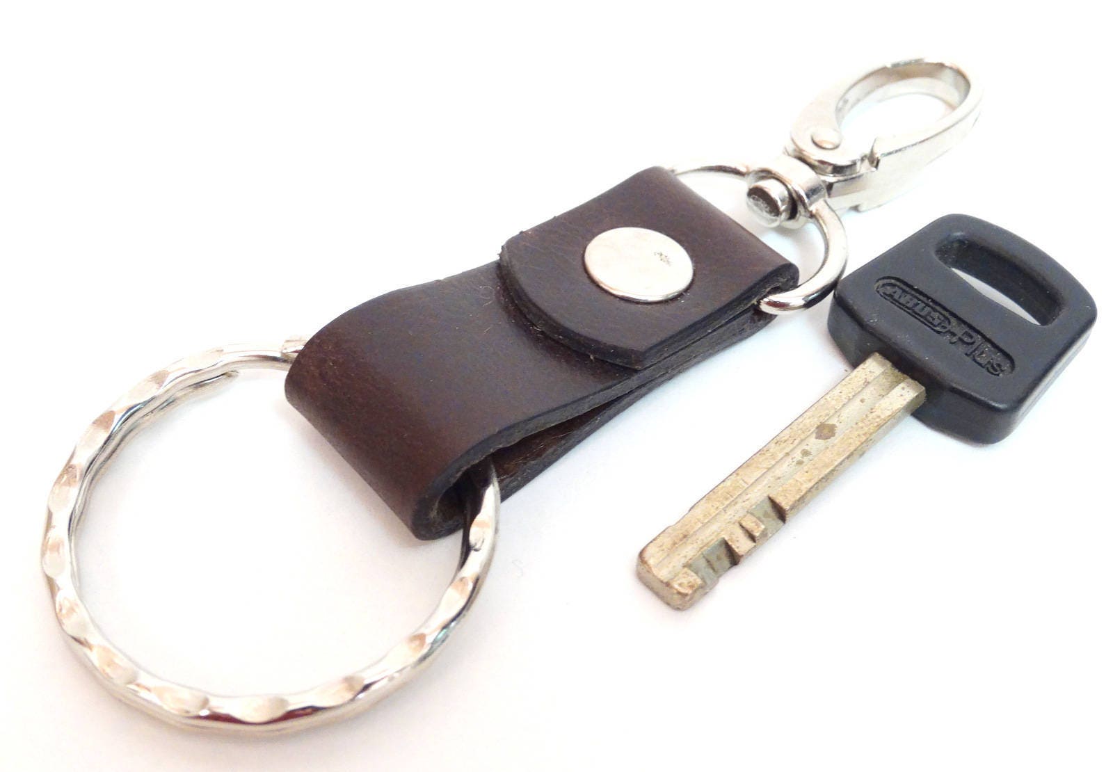 Design Keychain Leather Carabiner Hook Lanyard Keyring Car | Etsy