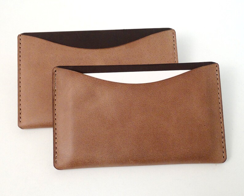 Business Card Cases Business Card Holder Case Leather Etsy