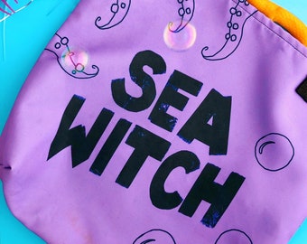 Sea Witch Delux Halloween Tote Bag