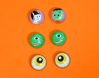 Monster Lovers Halloween Resin Earrings