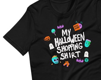 My Halloween Shopping Short-Sleeve Unisex Halloween T-Shirt