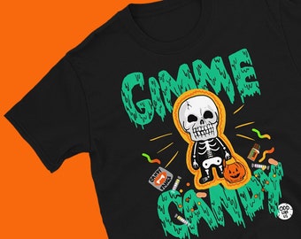 Gimme Candy Short-Sleeve Halloween Unisex T-Shirt