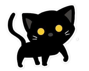 Black Cat Sticker