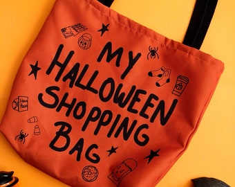 My Halloween Shopping Bag-The perfect shopping tote for a halloween lover!