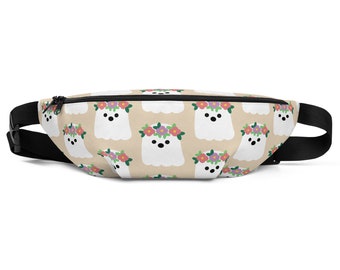 Flower Crown Ghost Fanny Pack