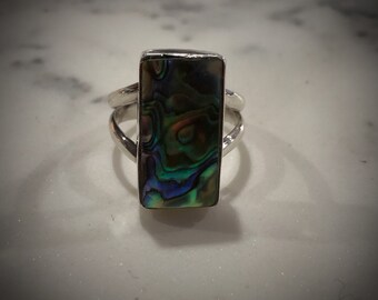 Albalone Sterling Silber Ring