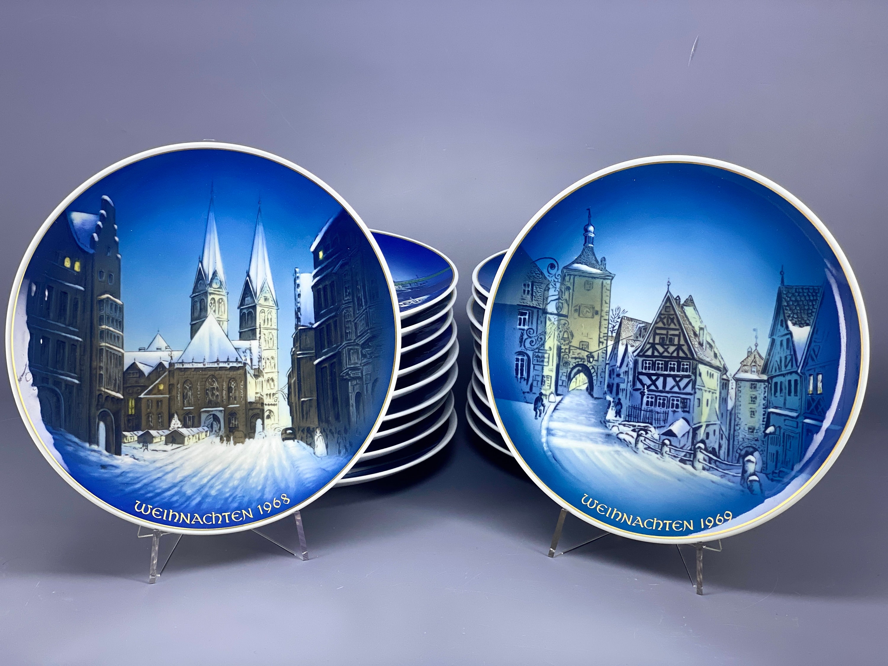 ローゼンタール　クリスマスプレート ローゼンタール Rosenthal クリスマスプレート イヤープレート 4