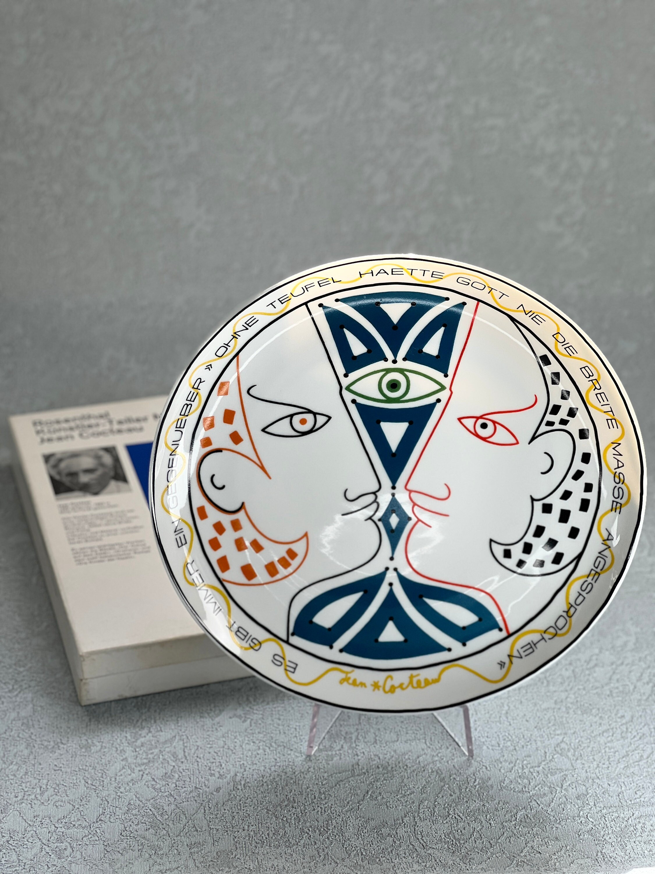Jean cocteau plate - Etsy 日本