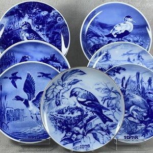 RAVN PORSLIN Engelholm, Tove Svedsen Porcelain Plate Collection, Designed by John Jonsson, Denmark