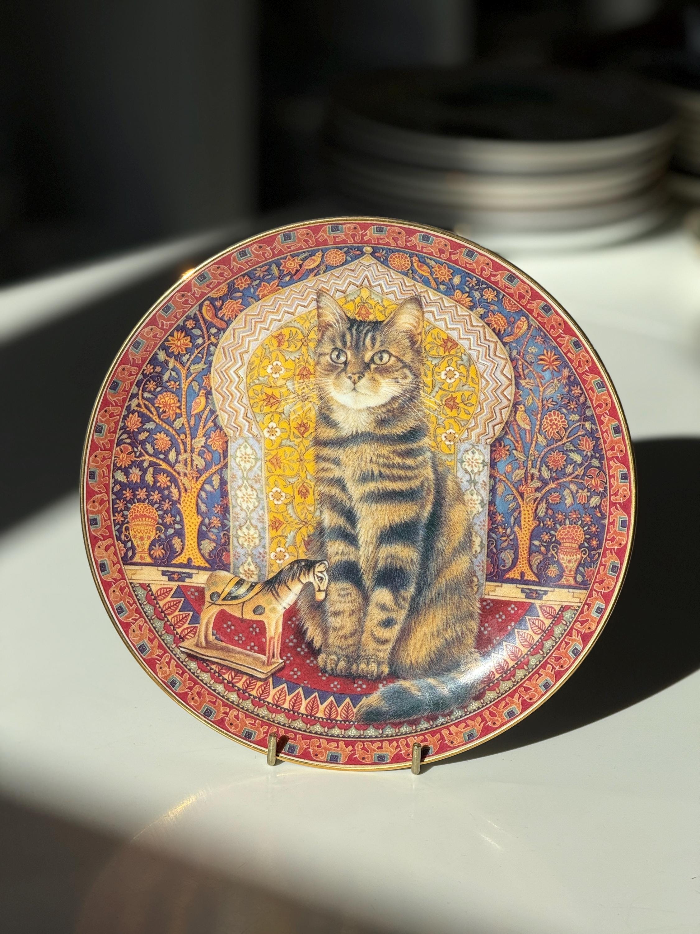 Danbury Mint Porcelain Plate Collection Lesley Ivory's Cats! - Etsy