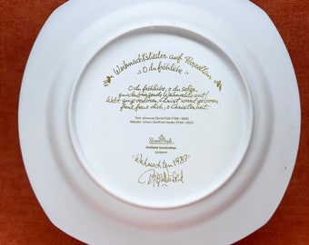 ローゼンタール ビョルン・ヴィンブラッド 1987年/90年 クリスマスプレート ローゼンタール ビョルン・ヴィンブラッド 1987年/90年