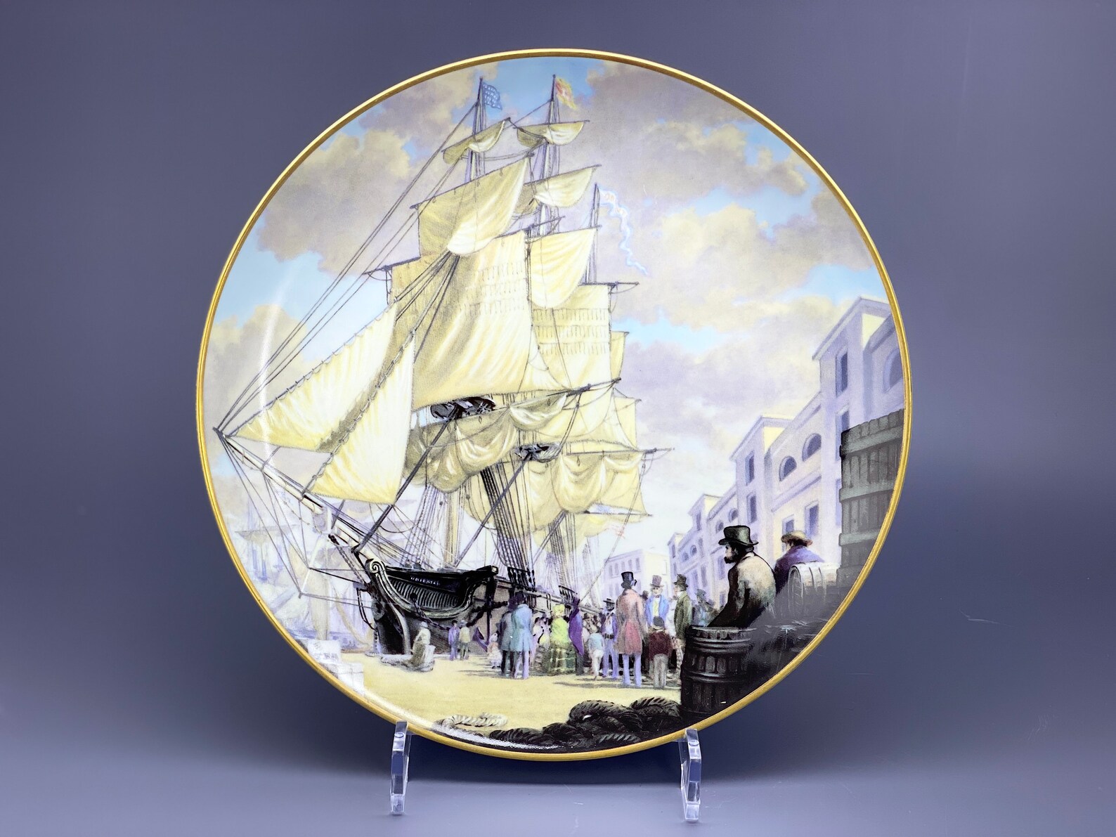 The Great Clipper Ships Plates Collection Franklin Porcelain Etsy
