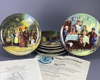 BERLIN DESIGN The Holiday Week of the Kappelmann Family by Detlev Nitschke Grunewald Kaiser Limited Edition Porcelain Plates