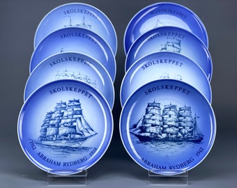 Swedish Marine Bing & Grondahl Copenhagen Porcelain Collectible Plates