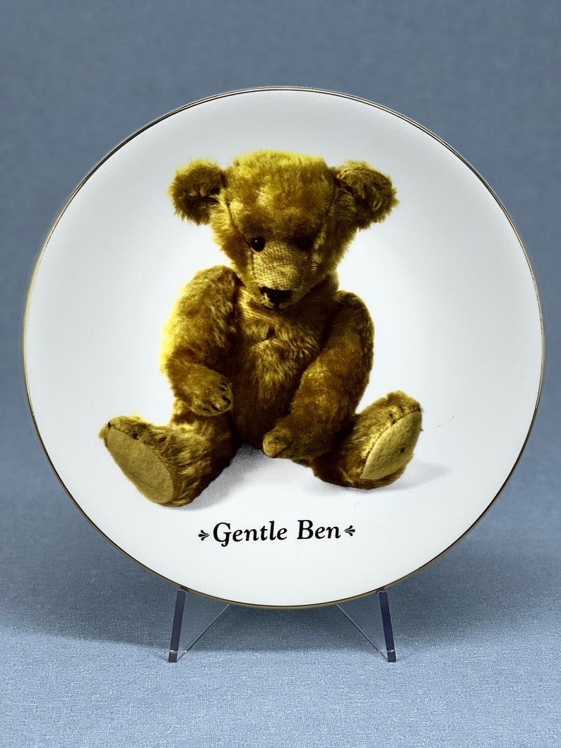 Royal Worchester, Compton & Woodhouse, Ein großartiger Feiner Knochenporzellan-Teller in der Ultimativen Teddybär-Tellerkollektion A Limited Edition Bild 6