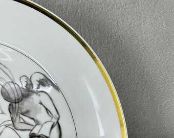 Salvador Dali 'la Poesia' Porcelain Plate, Bidasoa Spain, Limited