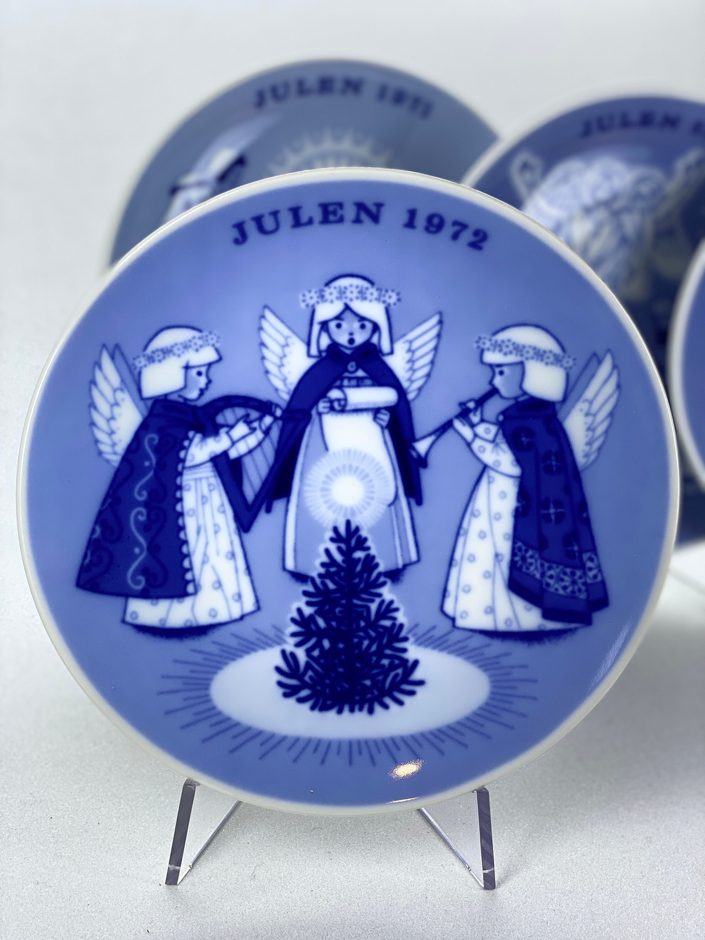 ★美品★ 1969年　ビンテージ　クリスマスプレート　PORSGRUND Porsgrund 1969 - Etsy