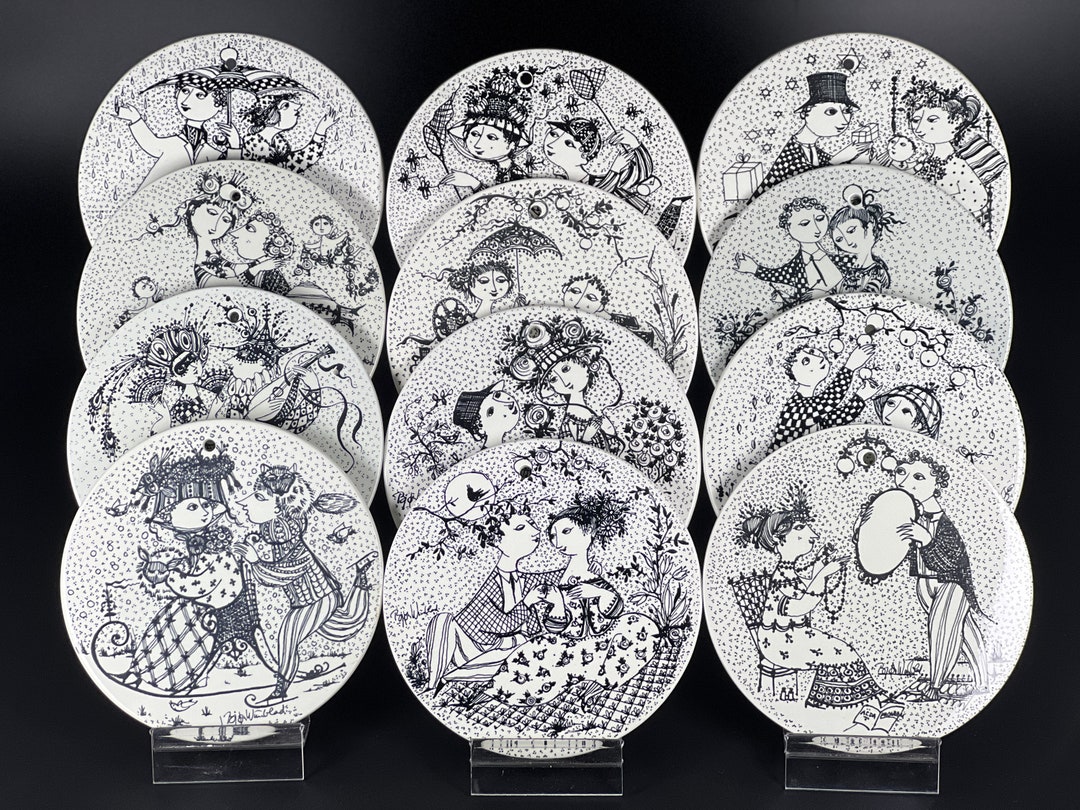 Months of Love by Bjorn Wiinblad, A Year-round Collection, 12