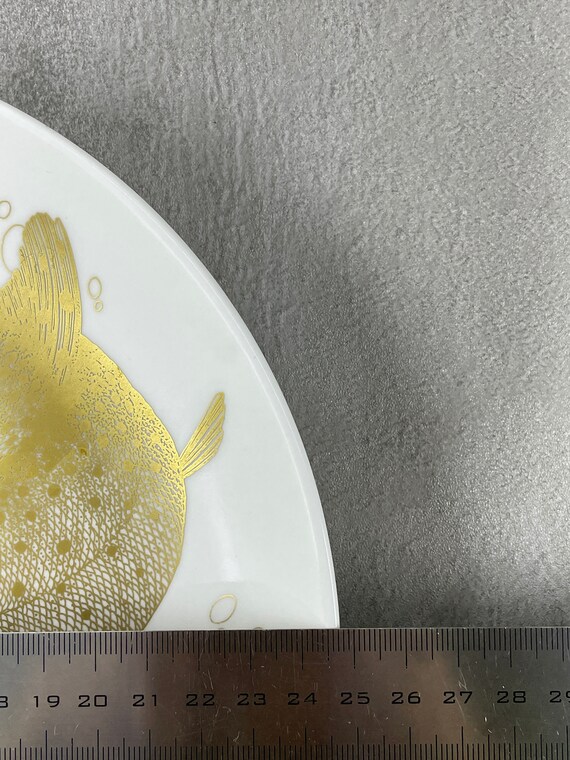 GUSTAVSBERG Endangered Species Porcelain Plate Collection, Gold