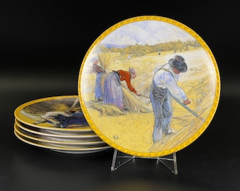 Guldkroken Sweden Porcelain Plate Collection SPADARVET by Carl Larsson