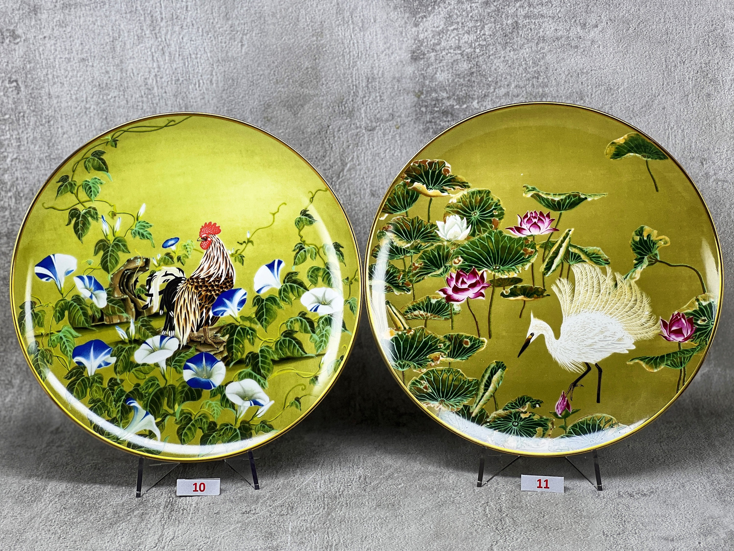 Franklin Mint Porcelain Plate Collection, Birds and Flowers Franklin Mint Porcelain Plate Collection, Birds and Flowers