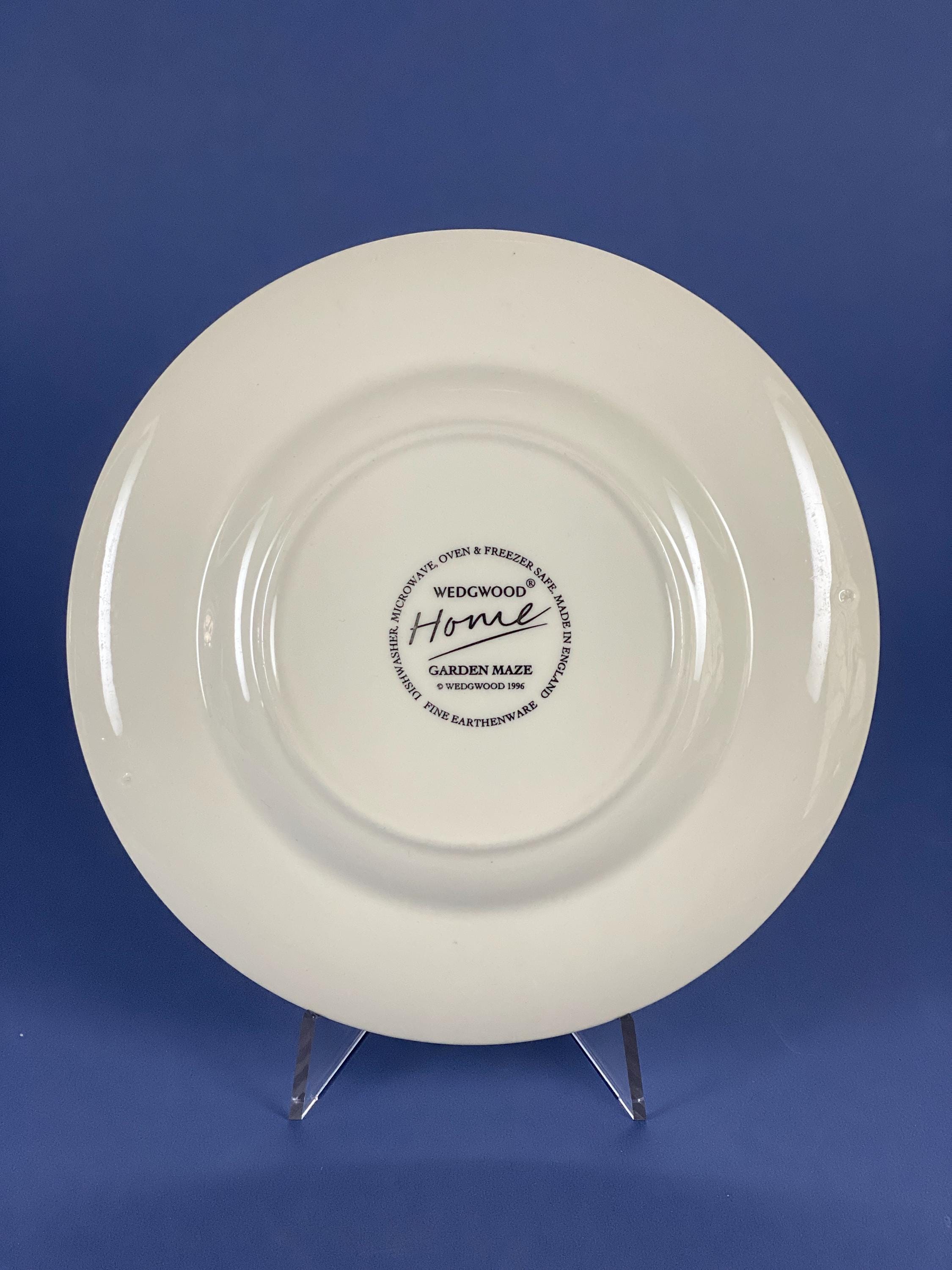 Wedgwood Home Garden Maze Collectible Porcelain Dinner Plates