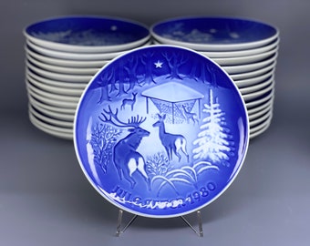 Bing & Grondahl Copenhagen Porcelain Christmas Plates by Henry