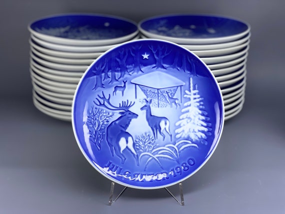 Bing & Grondahl Copenhagen Porcelain Christmas Plates by Henry