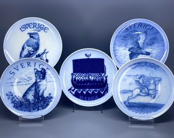 SVERIGE / SWEDEN Bing & Grondahl Porcelain Plates