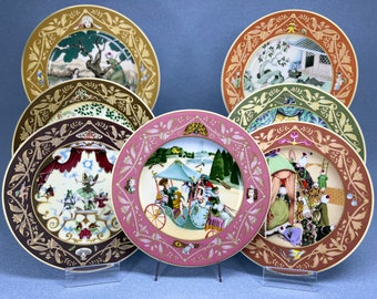 Villeroy & Boch Heinrich The French Fairy Tales Illustrated by  Edmund Dulac Limited Edition Porcelain Plates