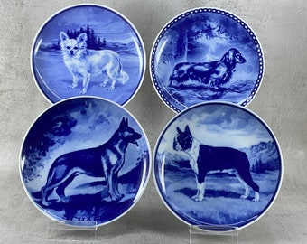Ravn Porslin Collectible Porcelain Plates Man's Best Friends Dogs by Tove Svendsen