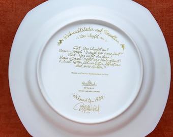 ローゼンタール ビョルン・ヴィンブラッド 1987年/90年 クリスマスプレート ローゼンタール ビョルン・ヴィンブラッド 1987年/90年