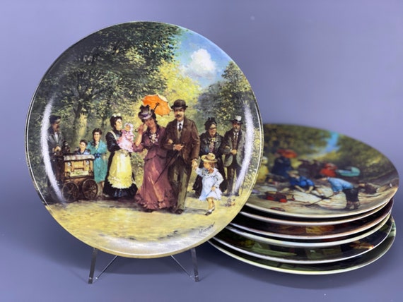 Kaiser 'kappelmann Family' Porcelain Plates, Limited Edition - Etsy