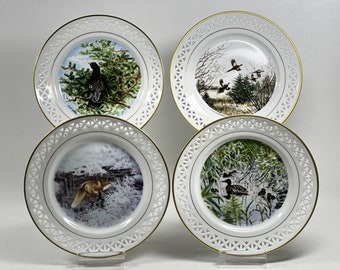 BING & GRONDAHL Animals in Nature by Harald Wiberg, Collection of Limited Edition Copenhagen Porcelain Plates