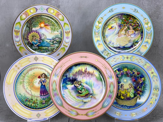 Villeroy Boch Heinrich West Germany Collectible Plates Katharina s Dreams by Gero Trauth Etsy