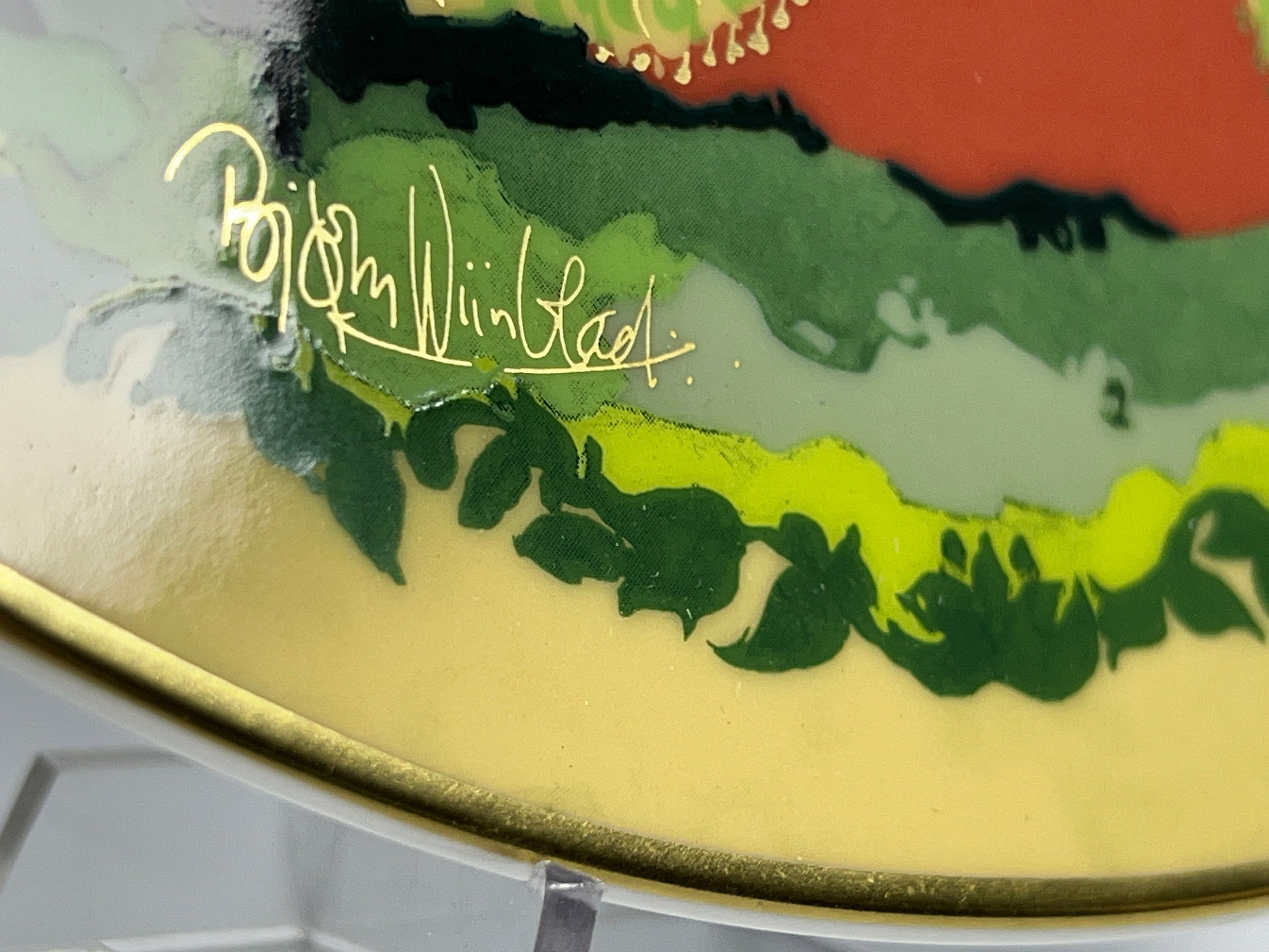Bjorn Wiinblad Rosenthal Porcelain Plate, Don Giovanni Motif