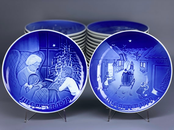 Bing & Grondahl Copenhagen Porcelain Christmas Plates by Henry