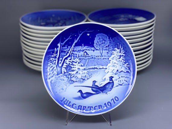 Bing & Grondahl Copenhagen Porcelain Christmas Plates by Henry
